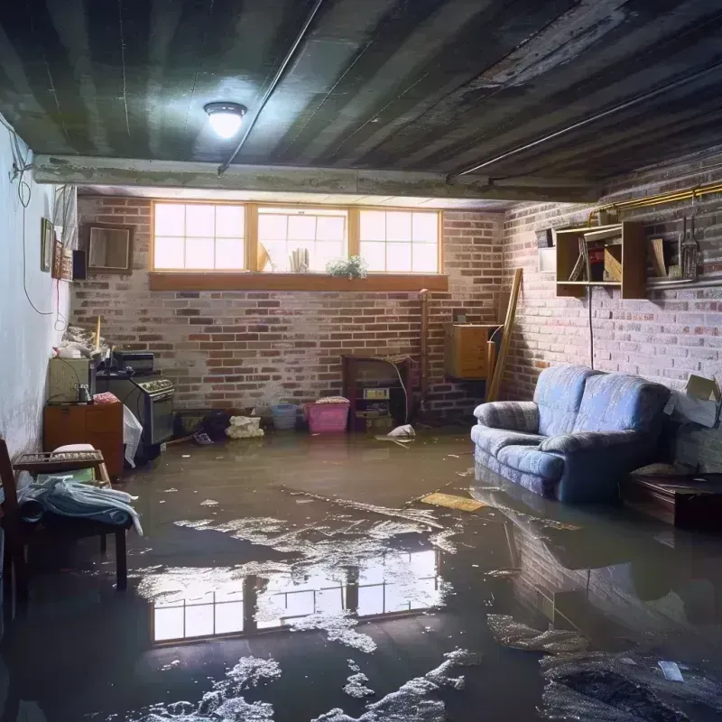 Flooded Basement Cleanup in New Waverly, TX